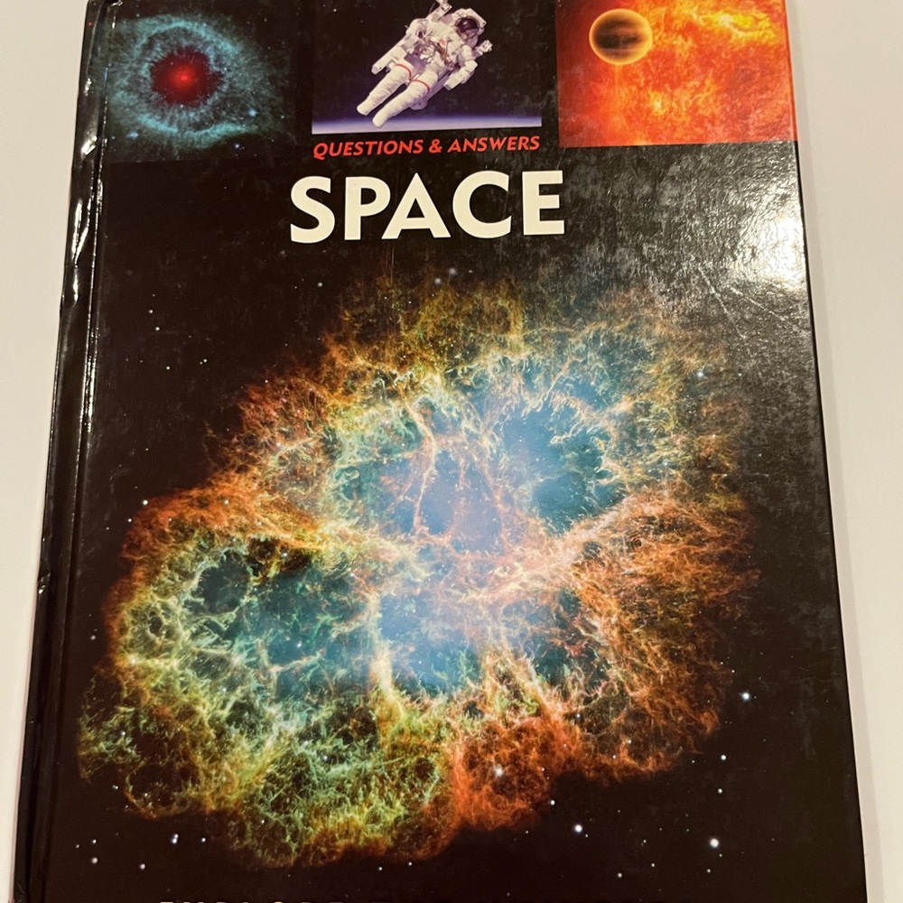 Questions & Answers Space hardback Book NASA astronauts planets space shuttle